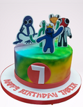 Roblox Friends Icing Cake CB-NC564