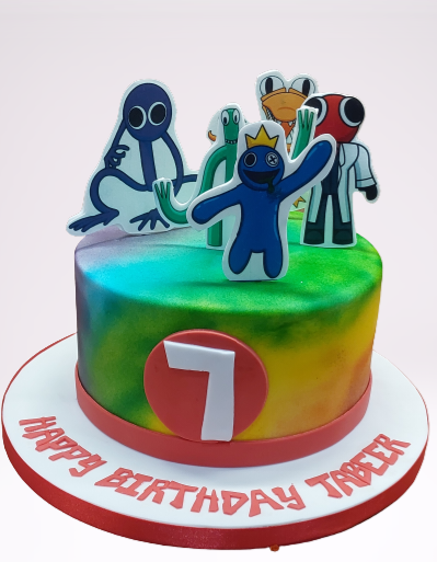 Roblox Friends Icing Cake CB-NC564