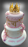 2 Tier Princess Birthday Cake NC541