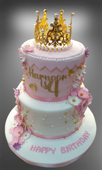 2 Tier Princess Birthday Cake NC541