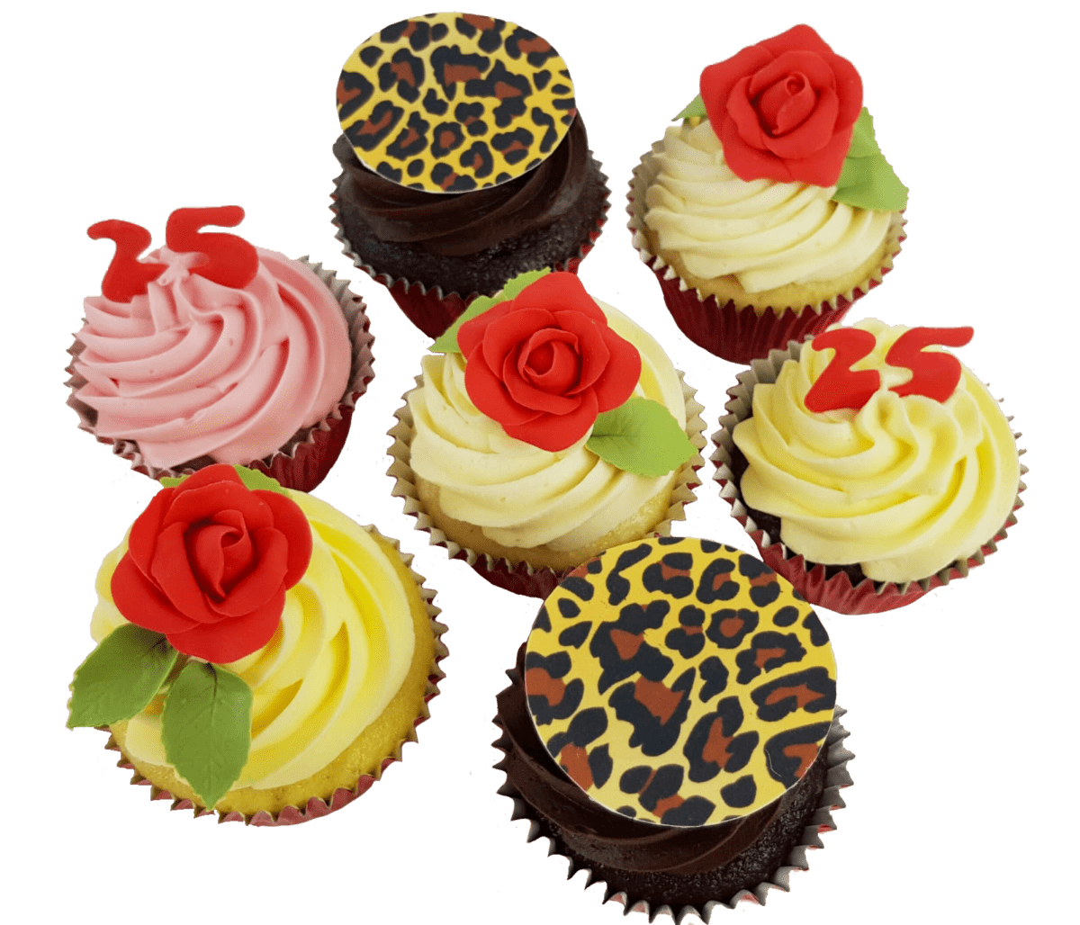 25th Birthday Cupcakes CB-CC005