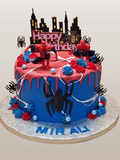 Spiderman Themed Birthday Cake CB-NC676