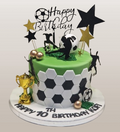 Football Themed Icing Cake CB-NC671