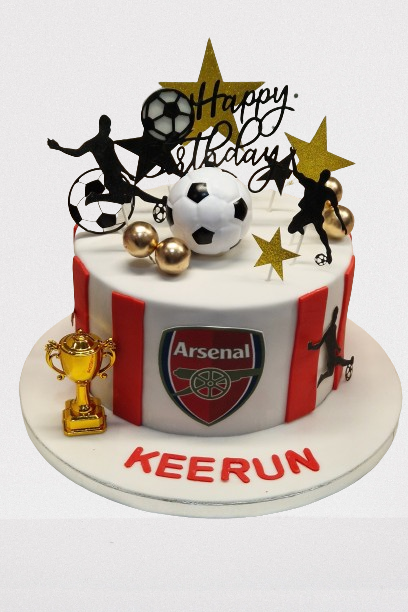 Arsenal Football Club Birthday Cake CB-NC706