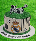 Real Madrid Football Cake CB-NC684