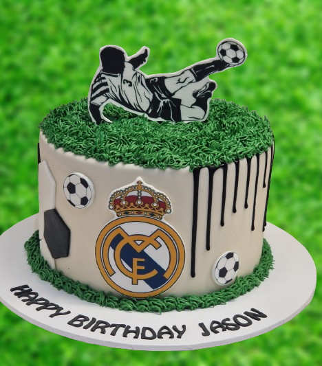 Real Madrid Football Cake CB-NC684