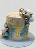 Christening Buttercream Cake CB-NC713