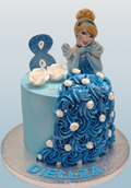 Cinderella Themed Fresh Cream Cake CB-RC218