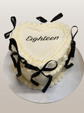 Vintage Heart Fresh Cream Cake CB-HC023