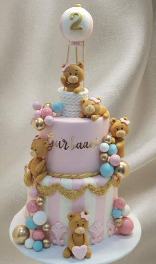 Hot Air Balloon 2nd Birthday Cake CB-NC764
