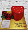 Heart Shaped Icing Cake CB-NC728