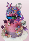 K Pop Themed Fresh Cream Cake CB-RC211