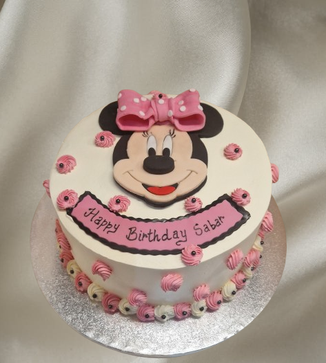 Minnie Mouse Themed Birthday Cake CB-RC212