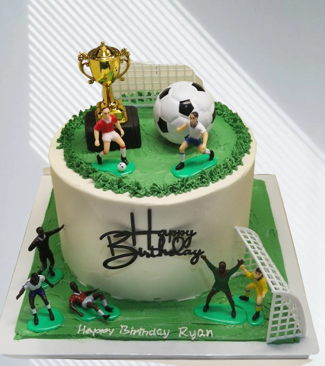 Football Themed Buttercream Cake CB-NC733