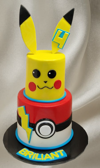 Pokémon Themed Birthday Cake CB-NC737