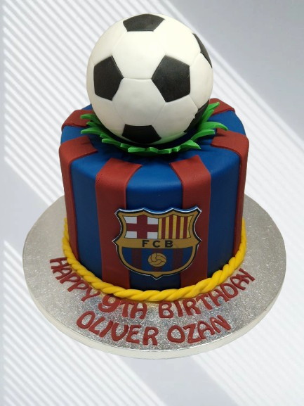 FC Barcelona Themed Cake CB-NC738