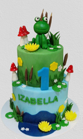Frog Themed Icing Cake BC-NC723