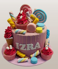 Candy Themed Birthday Cake CB-NC748