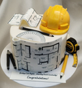 Engineer Themed Icing Cake CB-NC724