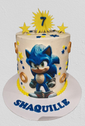 Sonic Themed Buttercream Cake CB-NC739