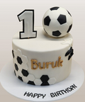 Football Themed 1st Birthday Cake CB-NC780