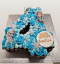 Number 4 Disney Themed Fresh Cream Cake CB-SC225