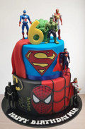 Avengers Themed Cake CB-NC776