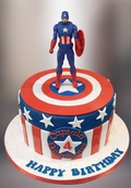 Captain America Birthday Cake CB-NC299