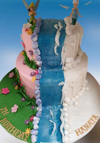 Tinkerbell & Periwinkle Birthday Cake CB-NC188