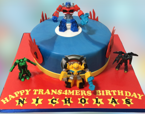 Transformers Birthday Cake CB-NC062