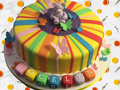 Teddy Bear Rainbow Cake CB-NC269