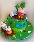 Peppa Pig Birthday Cake CB-NC534