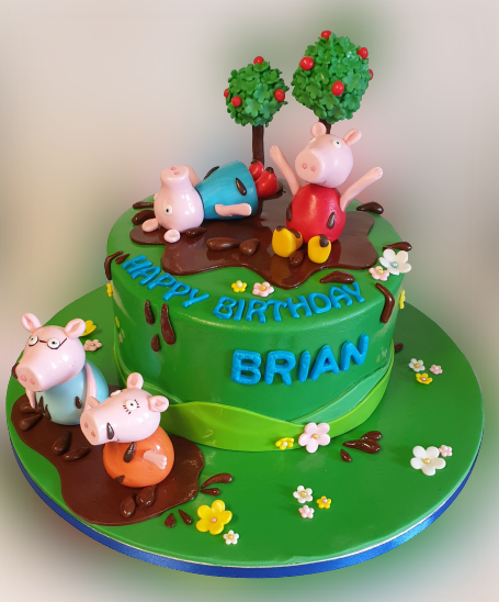 Peppa Pig Birthday Cake CB-NC534