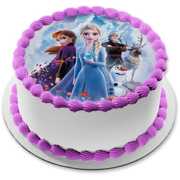 Frozen Themed Photo Cake CB-NC279