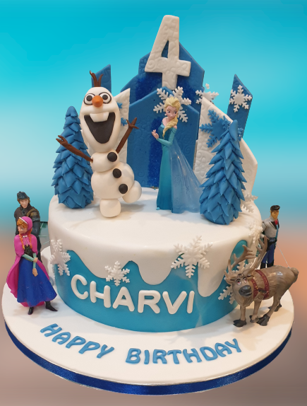 Frozen Birthday Cake CB-NC217