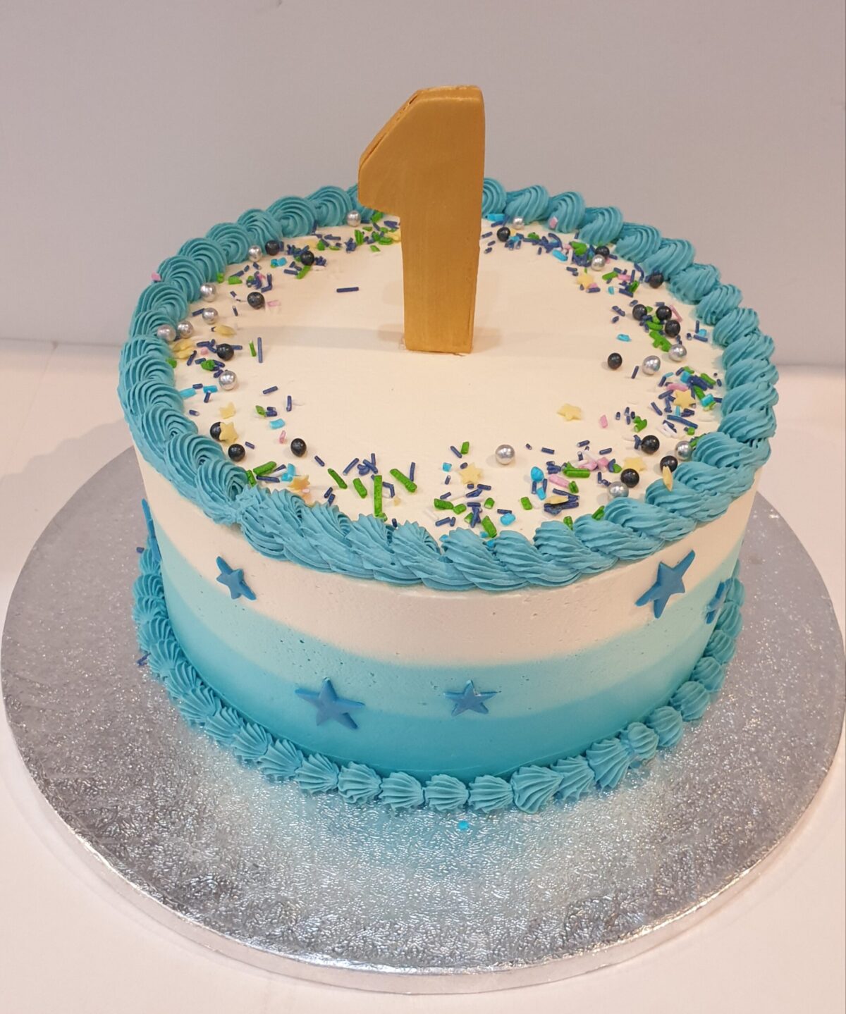 First Birthday Fresh cream Cake CB-RC010