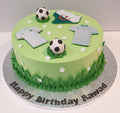 Football Themed Birthday Cake CB-RC011