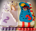 Jake-Sophia Half & Half Birthday Cake CB-NC272