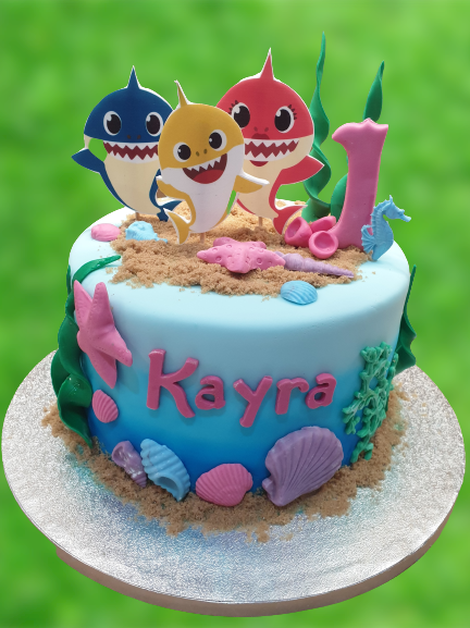 Baby Shark Birthday Cake NC539