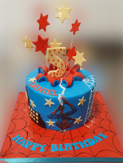 Spiderman Birthday Cake CB-NC137