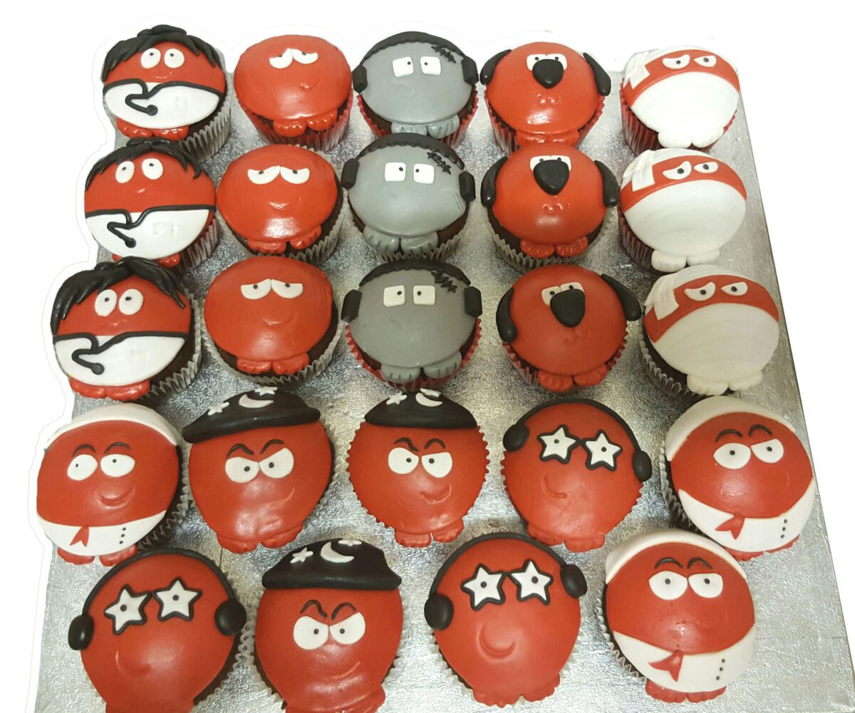 Red Nose Day Cupcakes CB-CC007
