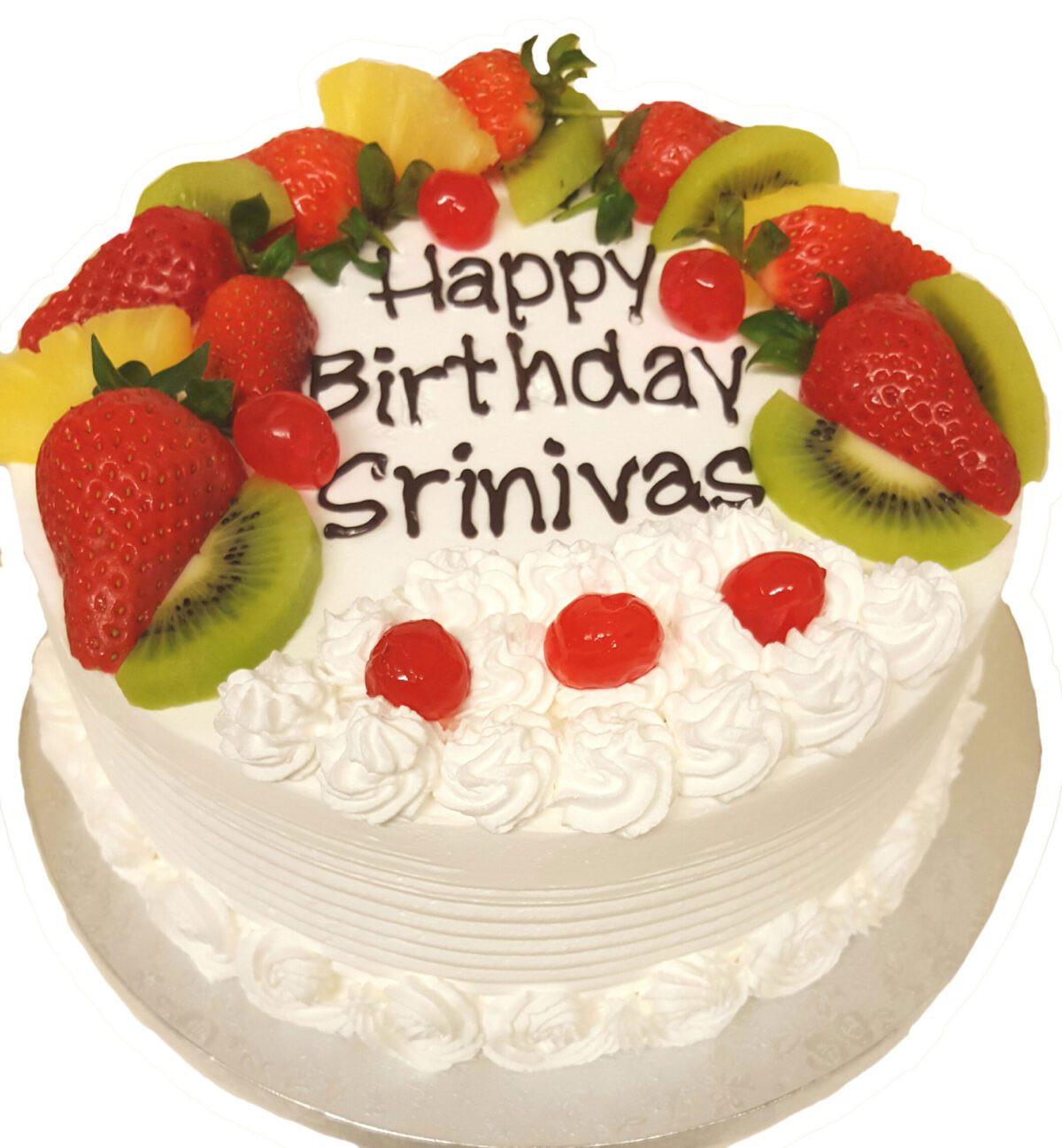 Fruit Topped Fresh Cream Cake CB-RC026