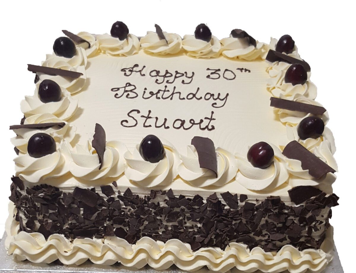 Square Black Forest Fresh Cream Cake CB-SC036
