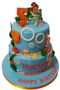 2 Tier Mermaid Birthday Cake CB-NC232