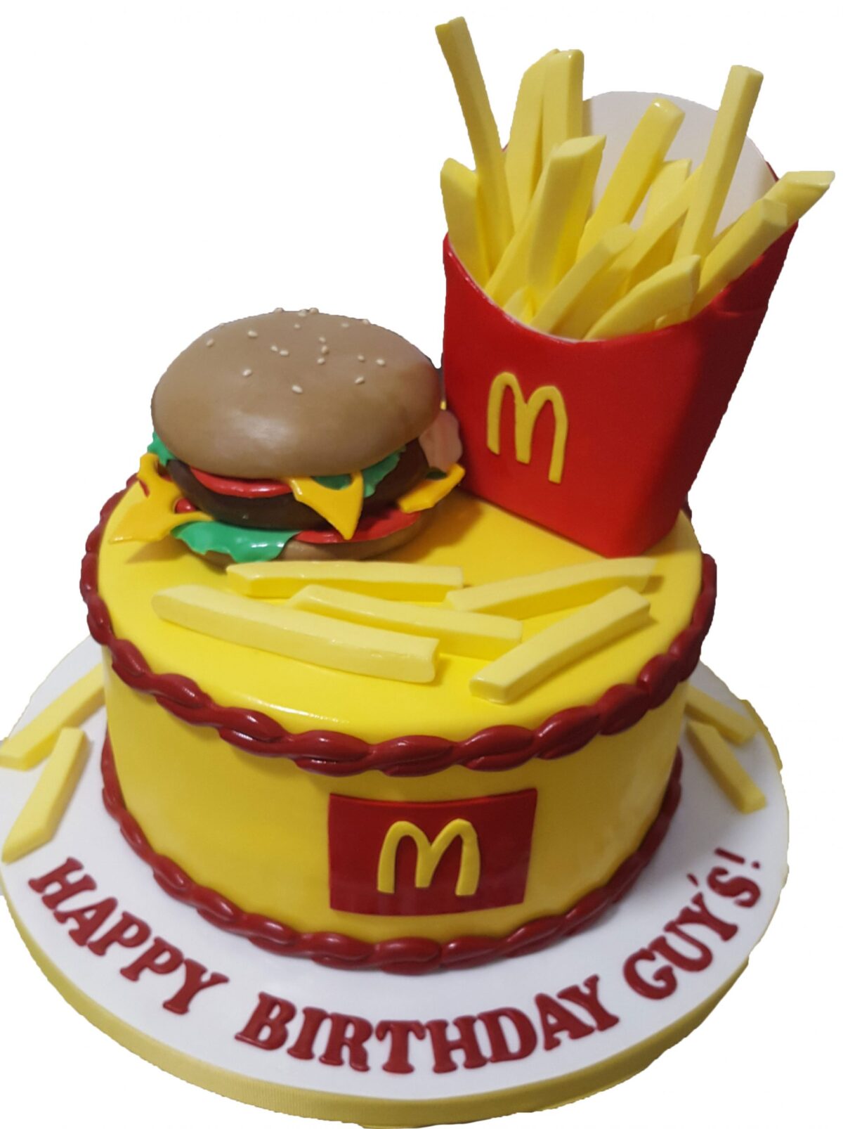 Mc Donalds Birthday Cake CB-NC224
