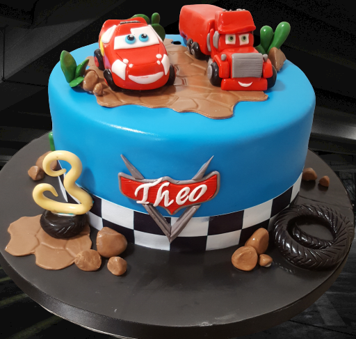 Disney Cars Birthday Cake CB-NC211