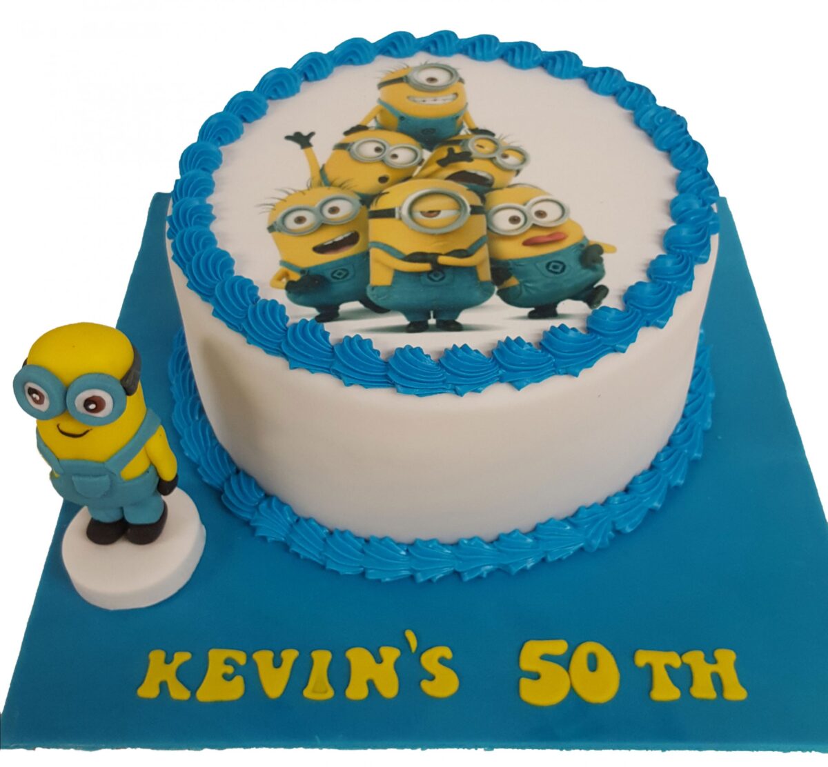 Minions Icing Photo Cake CB-NC204