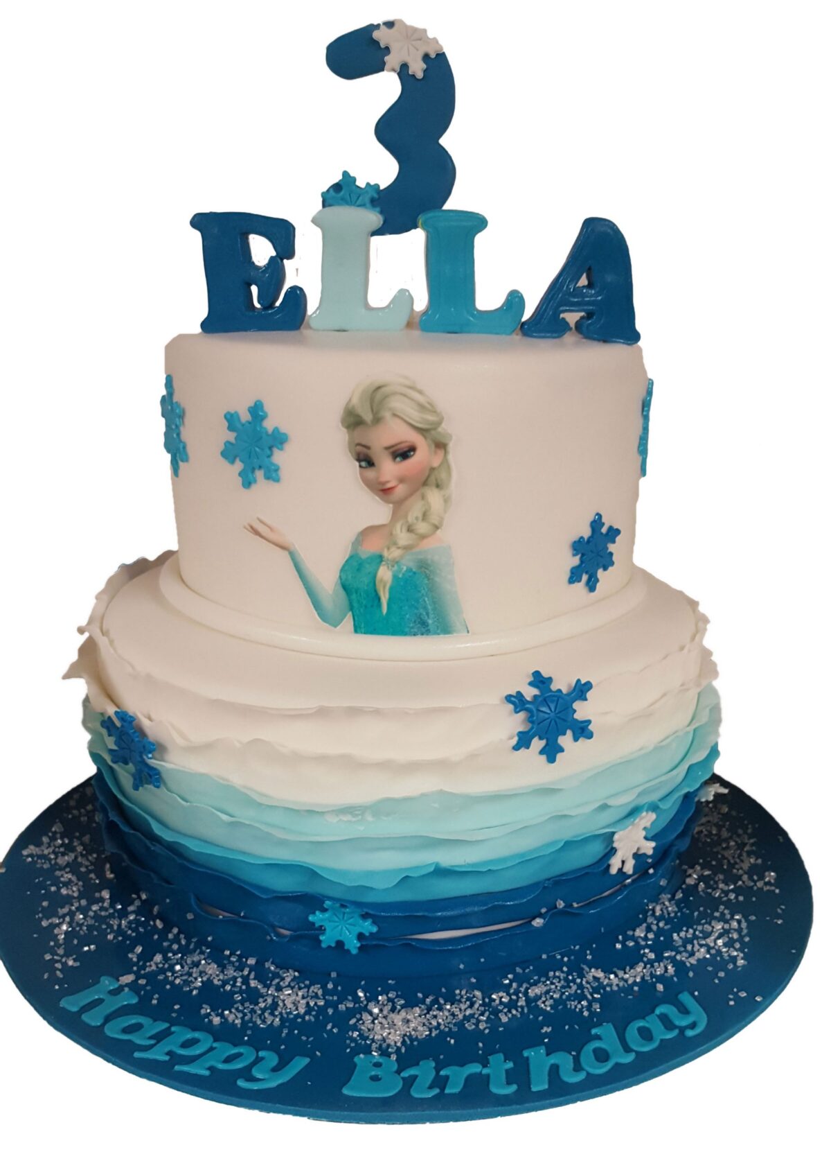 Elsa Frozen Birthday Cake CB-NC197