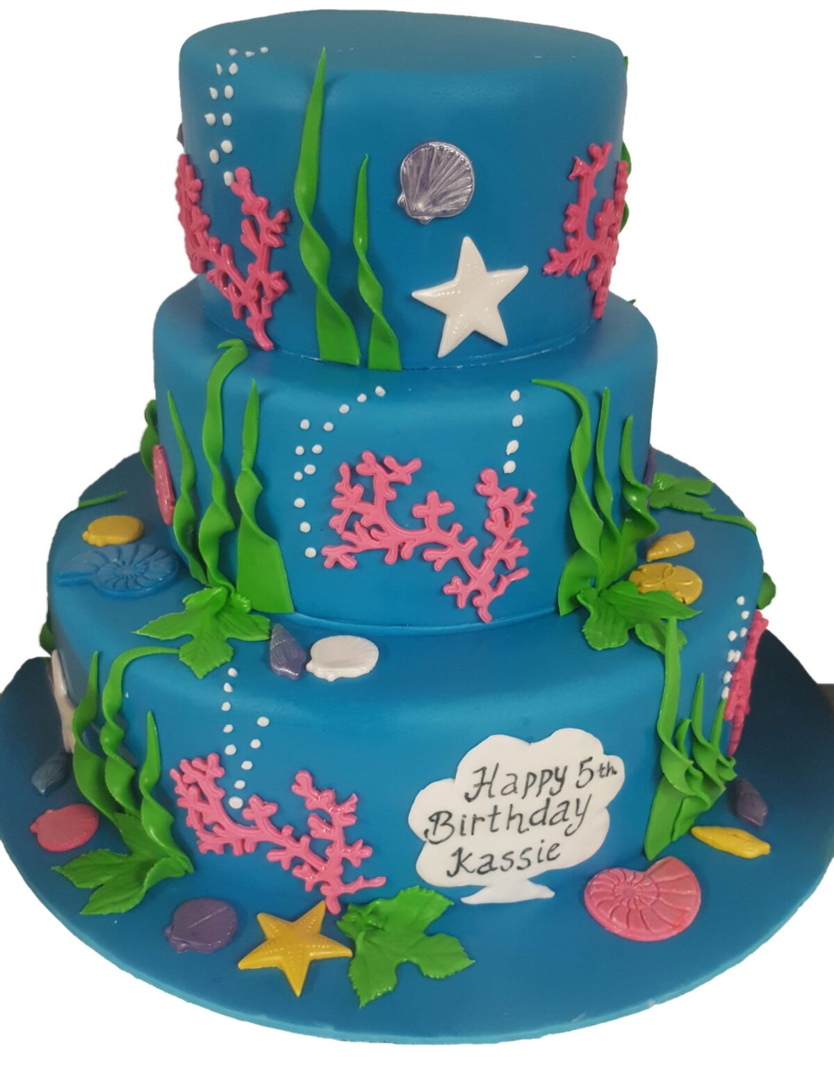 3 Tier Mermaid Birthday Cake CB-NC241
