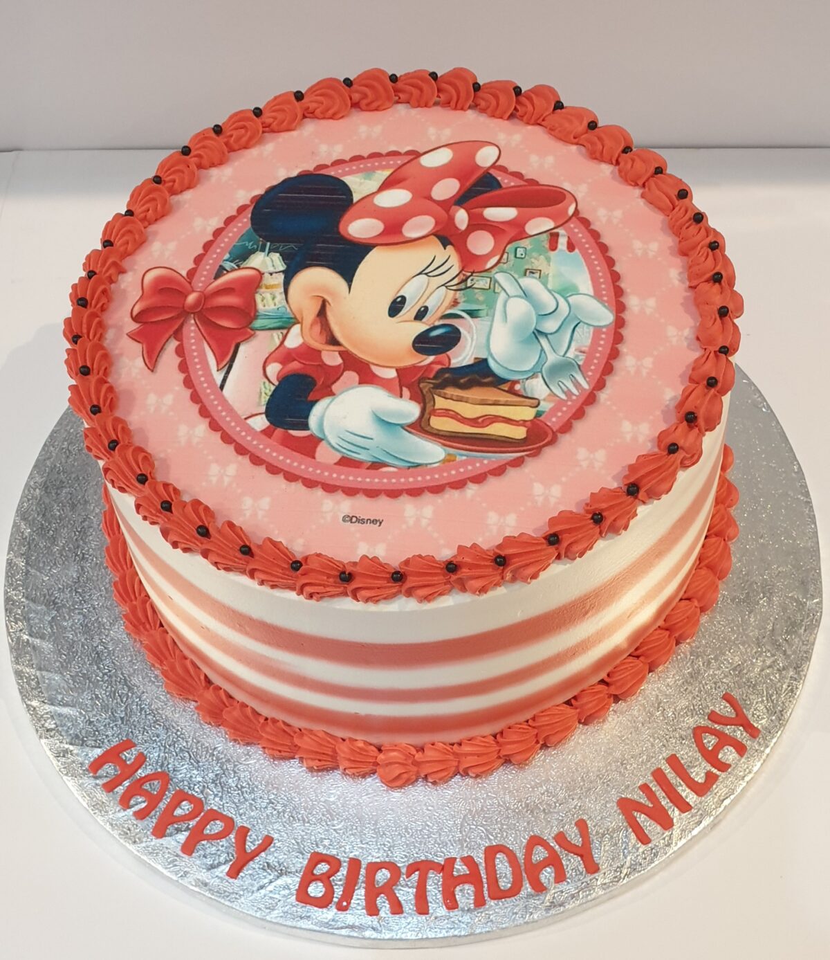 Minnie Mouse Fresh Cream Picture Cake CB-RC098